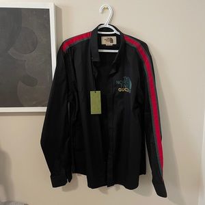 Gucci X North-face collab shirt
